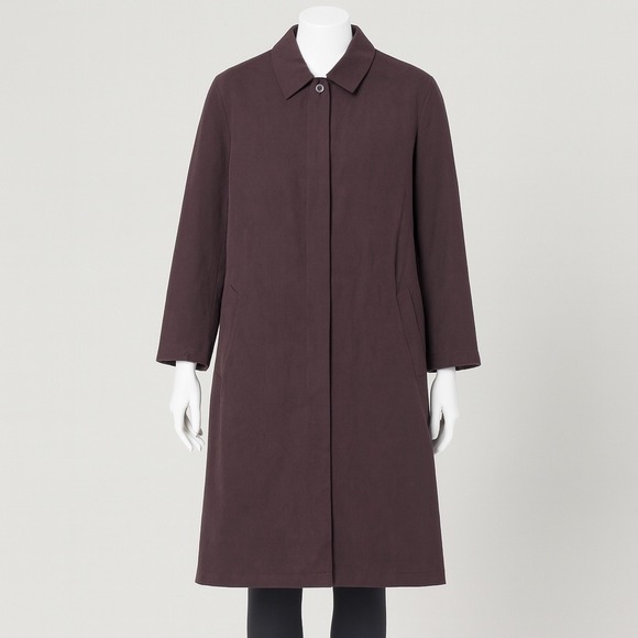 Canali Rain‎ & Wind Tech Trench Coat Mens US 46 XXL Brown Quiet Luxury Classic